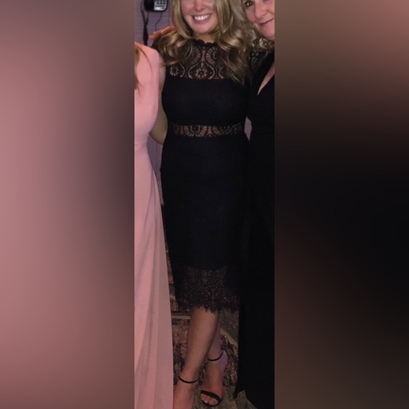 SOLD: Lulus Remarkable Black Lace Dress - Picture 5 of 5